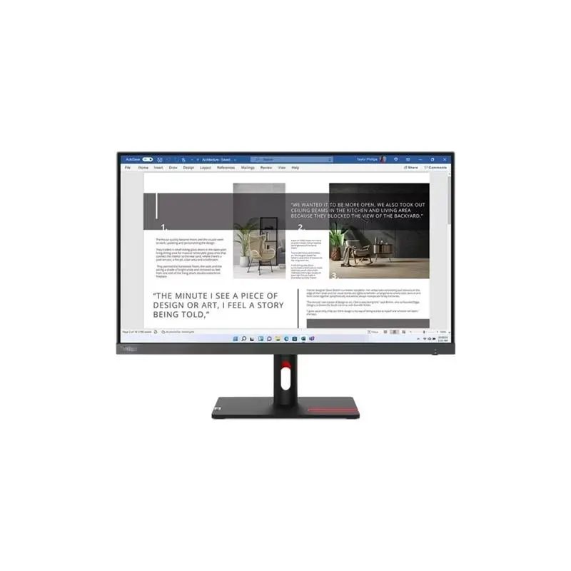 27 LENOVO S27I-30 THINKVISION 63DFKAT4TK FHD 4MS 100HZ HDMI+VGA WLED MONITOR (3 YIL GARANTİ) - Lenovo