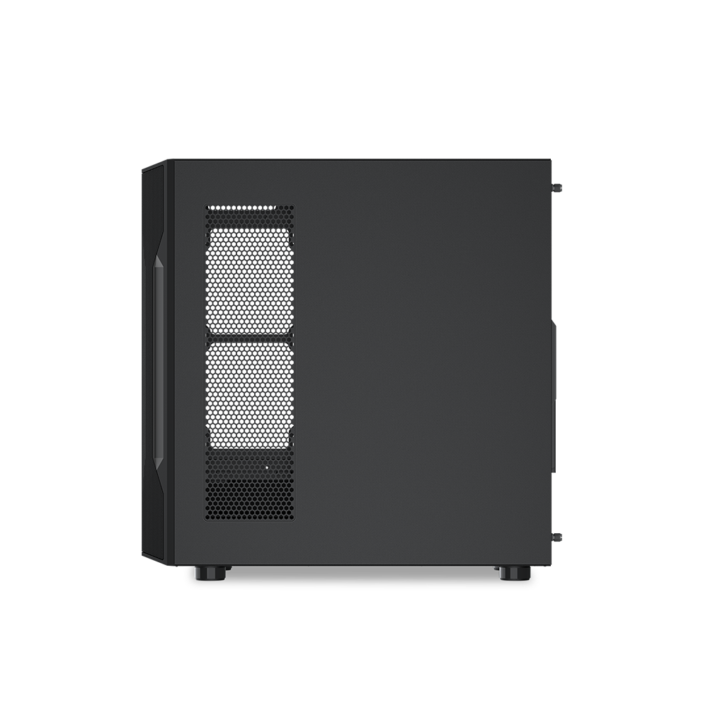SAMA S40BK Black, H700BK 700W, 80 PLUS, Tempered Glass Panel, Mesh Ön Panel, Type-C, 4x120mm ARGB Fan, ATX, GAMING KASA - Sama - görsel 5