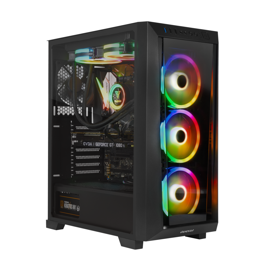 GAMDIAS TALOS M1 Elite, 850W, 80+ Bronze, Tempered Glass, ARGB, ATX GAMING KASA - Gamdias