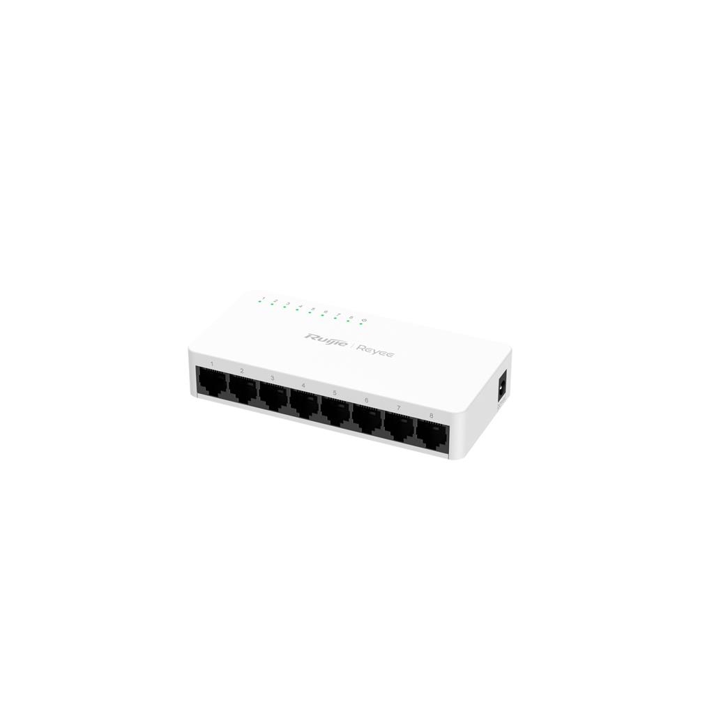 RUIJIE REYEE RG-ES08F 8 Port MegaBit Switch  Plastik Kasa - RUIJIE - görsel 3