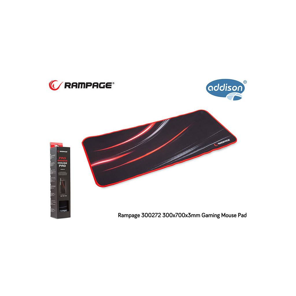 Rampage 300272, 300x700x3mm, Gaming, MOUSE PAD (Siyah) - Rampage - görsel 4