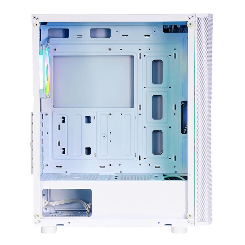FRISBY CM-106 650W 80+ USB3.0 4x12CM FAN PENCERELI ATX KASA BEYAZ - FRISBY - görsel 4