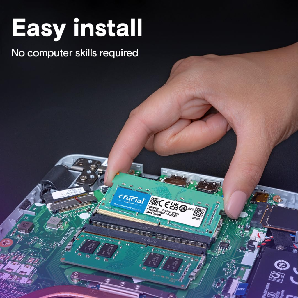 CRUCIAL CT8G4SFRA32A, 8Gb, 3200Mhz, DDR4, CL22,  1.2V, SODIMM, Notebook RAM (By Micron) - Crucial - görsel 5
