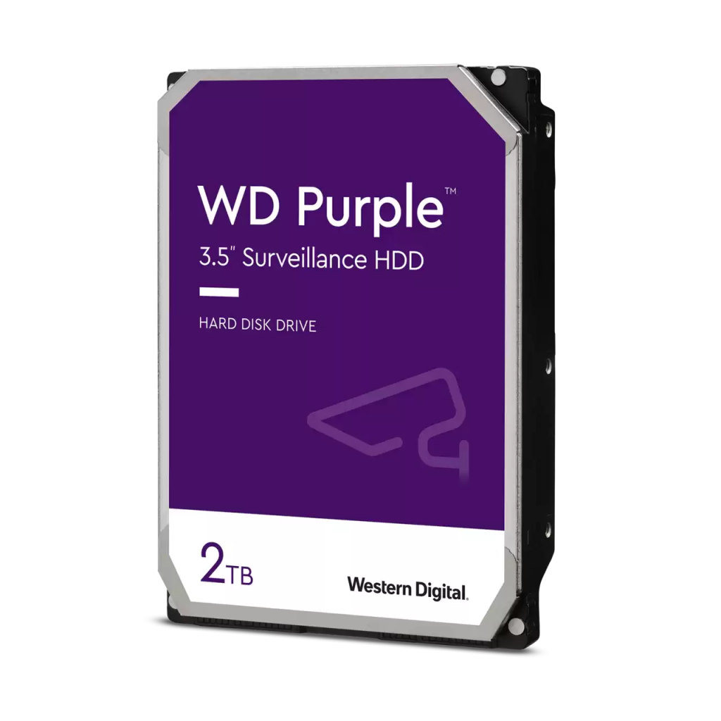 WESTERN DIGITAL WD23PURZ PURPLE 3.5" 2TB 5400rpm SATA (3 Yıl Garanti) 7/24 Harddisk - WESTERN DIGITAL - görsel 2