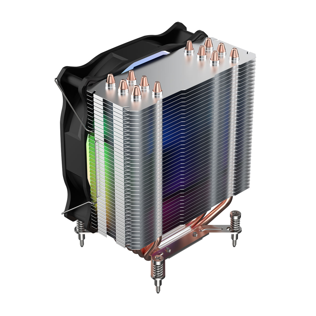 FSP NC5, ARGB, 120mm, CPU, Kule Tipi Hava Soğutma, Sessiz Çalışma, Doğrudan Temas Tasarımlı 6 adet Bakır Isı Borusu, (AMD AM4-AM5 ve INTEL Tüm işlemciler ile uyumlu) - Fsp - görsel 4