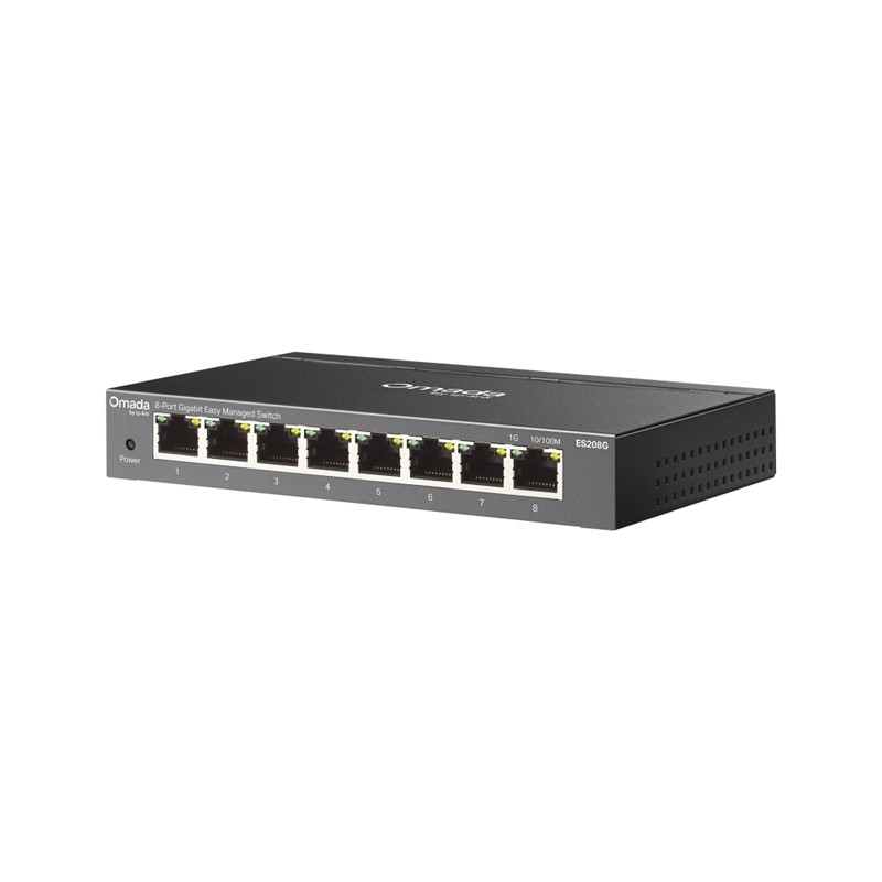 TP-LINK OMADA ES208G 8 PORT GIGABIT YONETİLEBİLİR METAL KASA SWITCH - Tp-Link - görsel 2