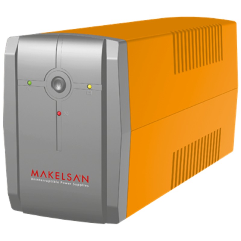 MAKELSAN LION 650VA 1F/1F (1X7AH) 5/10DK LINE INTERAKTIF UPS - Makelsan