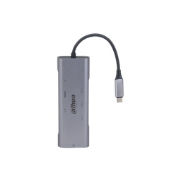 DAHUA TC38 8 IN 1 USB 3.1 TYPE-C TO USB3.0/HDMI/RJ45/SD/TF/PD DOCKING STATION - DAHUA