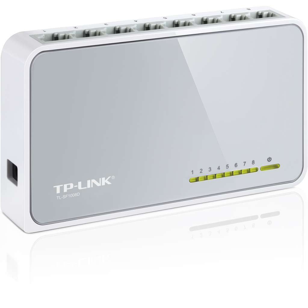 TP-LINK TL-SF1008D, 8 Port, Megabit, Yönetilemez, Masaüstü Switch - Tp-Link - görsel 2
