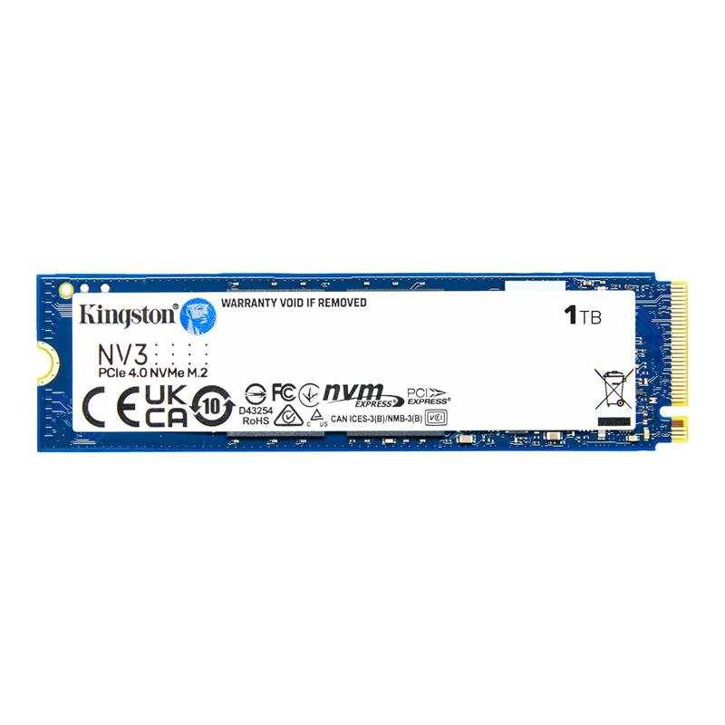 KINGSTON SNV3S/1000G NV3 M.2 1TB (6000-4000MB/s) PCIe + NVMe SSD Disk (22x80MM) - KINGSTON - görsel 3