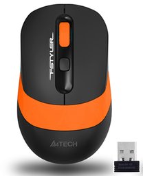 A4 TECH FG10 KABLOSUZ OPTIK MOUSE SIYAH/TURUNCU - A4 TECH