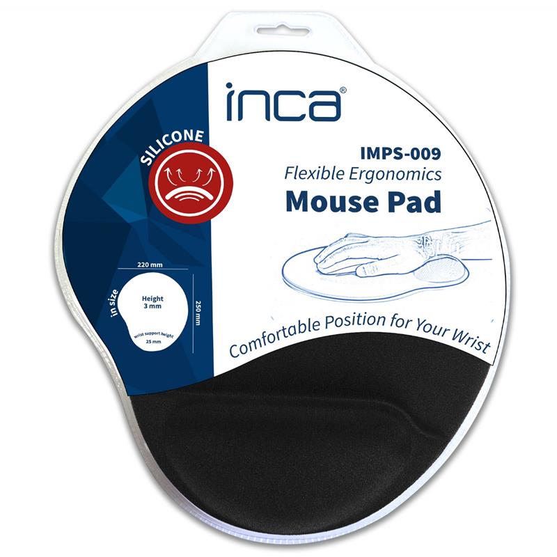 INCA IMPS-009 BILEK DESTEKLI SILIKON MOUSE PAD - Inca - görsel 3