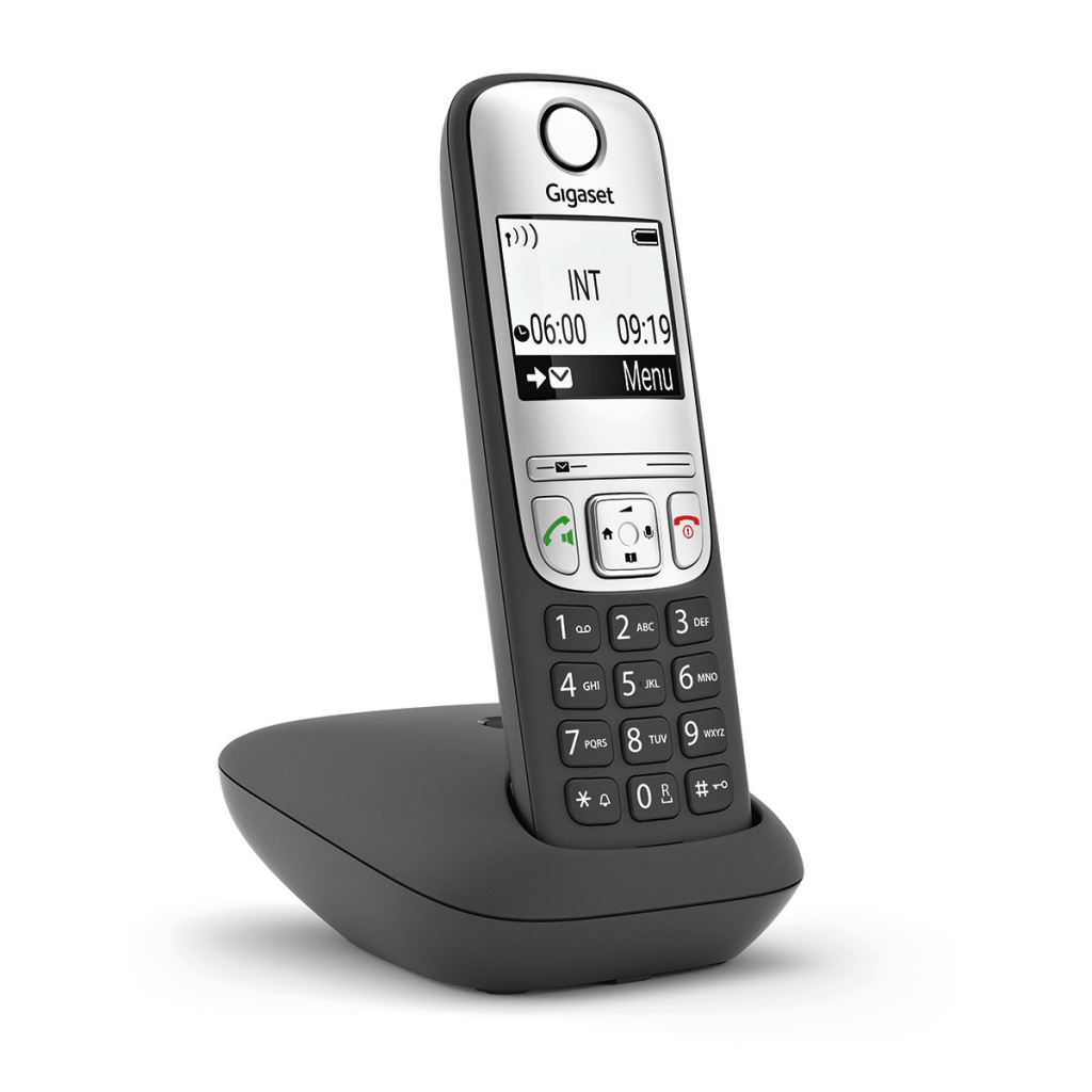 GIGASET A690, Dect Telefon, Siyah, 14 Saat Konuşma, 180 Saat Bekleme, 100 Kişilik Rehber - Gigaset