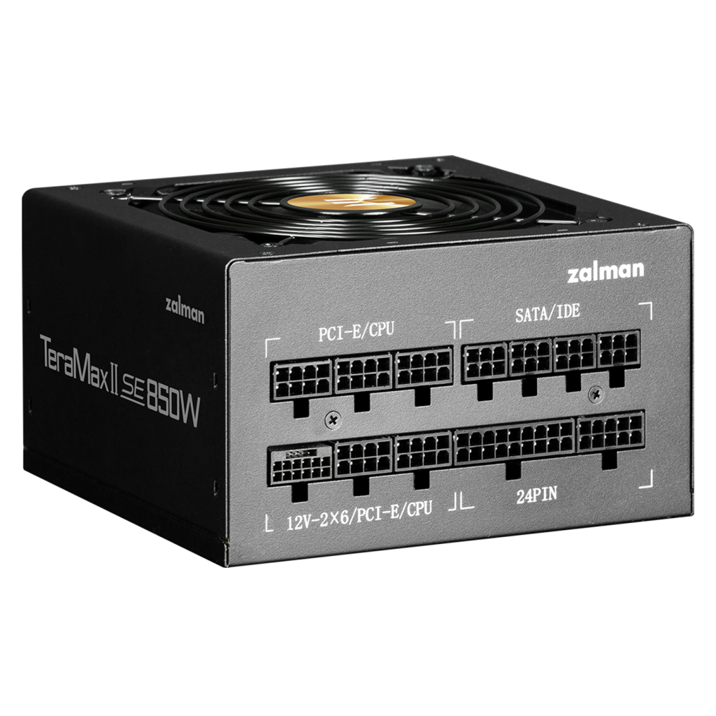 ZALMAN ZM850-TMX2SE TeraMax2SE, 850W, 80Plus GOLD, ATX3.1, PCI5.1, Full Modüler, Aktif PFC, GAMING, ATX, Power Supply (PSU) - Zalman - görsel 3