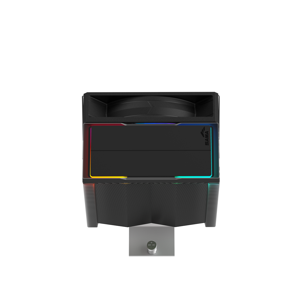 SAMA X40L, Black, 1x100mm ARGB Fan, Kule Tipi Hava Soğutma, 4 adet Gelişmiş Kompozit Isı Borusu, CPU Fan (AMD ve INTEL Tüm işlemciler ile uyumlu) - Sama - görsel 5