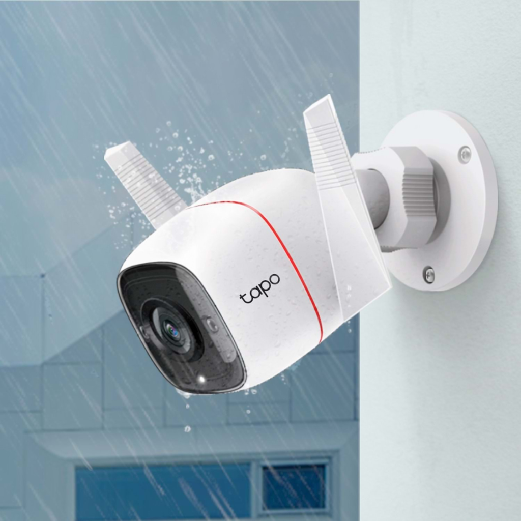 TP-LINK Tapo TC65 (C310), 3,0Mpix, İç ve Dış Mekan, IP66, WiFi, 30Mt. Gece Görüşü, İki Yönlü Ses Güvenlik Kamerası - Tp-Link - görsel 2