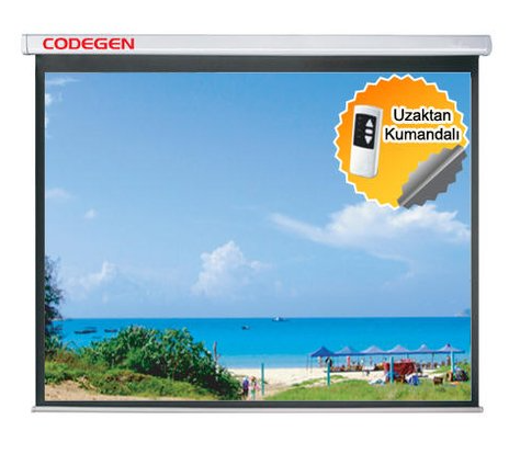 CODEGEN EX-24 240X200 MOTORLU UZAKTAN KUMANDALI PERDE - Codegen