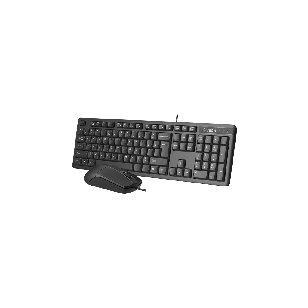 A4 TECH KR-3330S Q Türkçe USB Multimedya Siyah Sessiz Mouse Klavye+ Mouse - A4 TECH - görsel 4