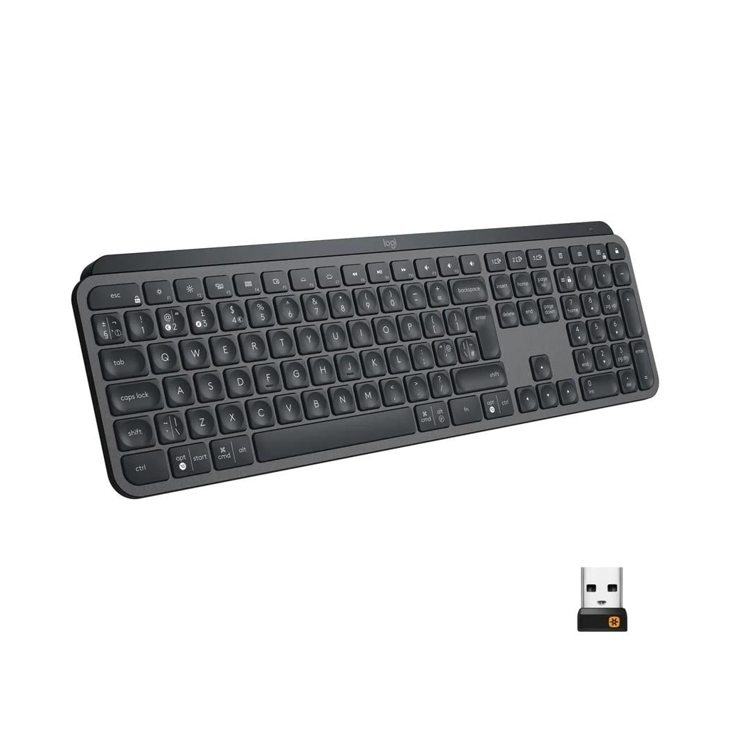 LOGITECH MX Keys S, 920-011594, Bluetooth, Türkçe Q, Multimedya, Gelişmiş Aydınlatmalı, Klavye - Logitech
