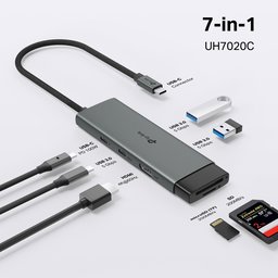 TP-LINK UH7020C TYPE-C TO HDMI/SD/mSD/POWER/USB 7IN1 HUB - TP-LINK