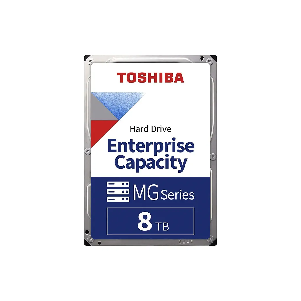 TOSHIBA ENTERPRISE, MG10ADA800E, 3.5", 8TB, 512Mb 7200 Rpm, 7/24 Güvenlik, Data Center, Nas, Server, HDD (Türkiye Distribütörü Garantili) - Toshiba