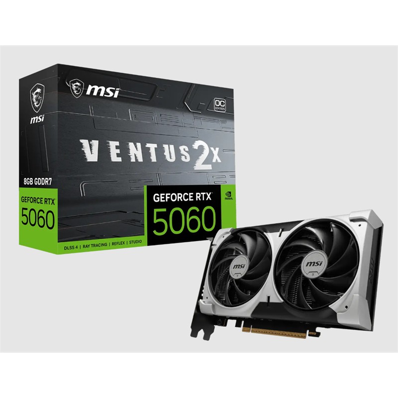 MSI RTX5060 8G SHADOW 2X OC 8GB Nvidia RTX5060 GDDR7 128bit HDMI 3xDP 16x Ekran Kartı - MSI - görsel 2