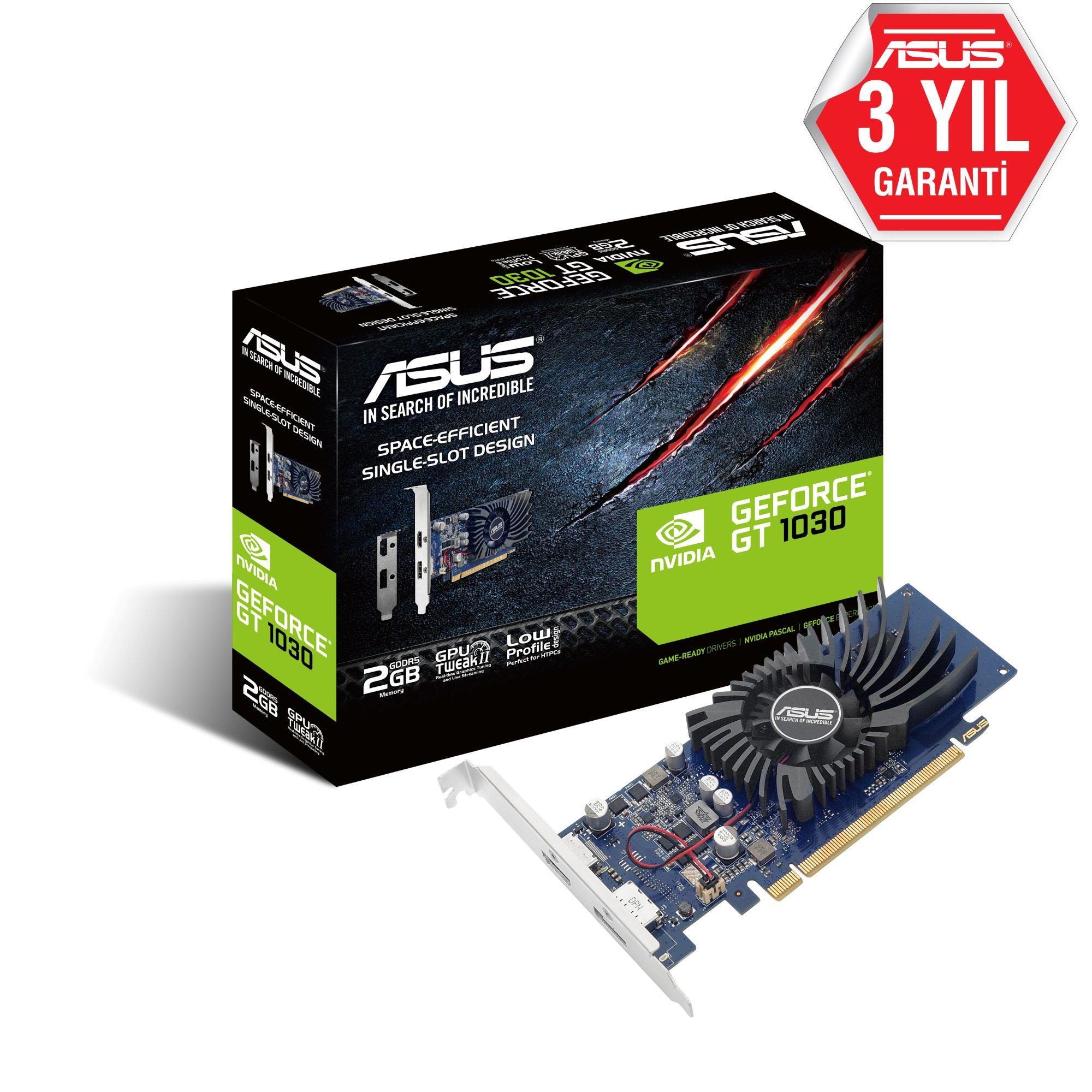 ASUS GT1030 2GB GDDR5 64BIT DP/HDMI (GT1030-2G-BRK) - ASUS - görsel 2