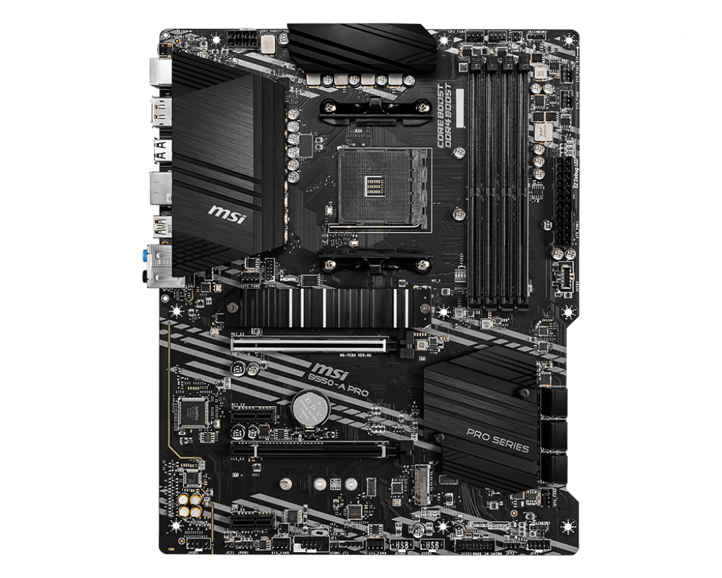 MSI B550-A PRO DDR4 3200MHZ 1XHDMI 1XDP 2XM.2 USB 3.2 ATX AM4 (AMD 5000/4000G/3000 SERİLERİ İLE UYUMLU) - Msi - görsel 2