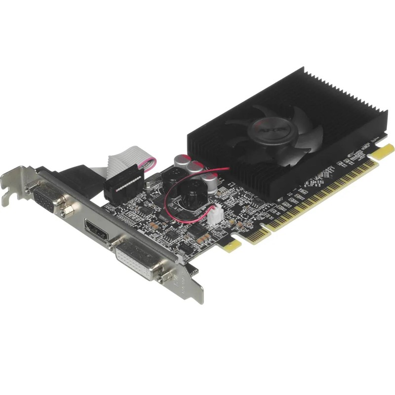 AFOX GEFORCE AF610-2048D3L6 GT610 LP 2GB DDR3 64BIT 1XVGA 1XHDMI 1XDVI EKRAN KARTI - Afox - görsel 2