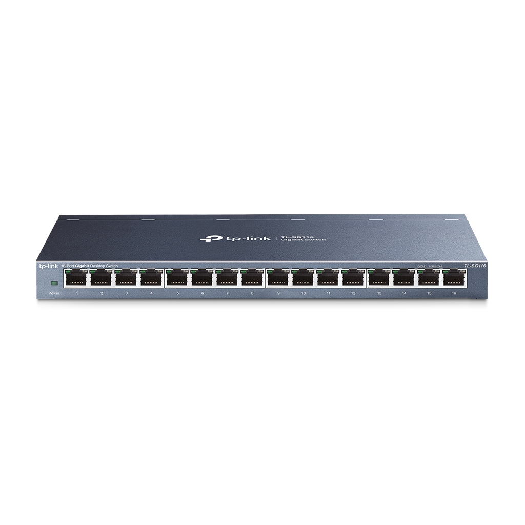 TP-LINK TL-SG116 16 Port Gbit Desktop Yönetilemez Çelik Kasa Switch - TP-LINK - görsel 3