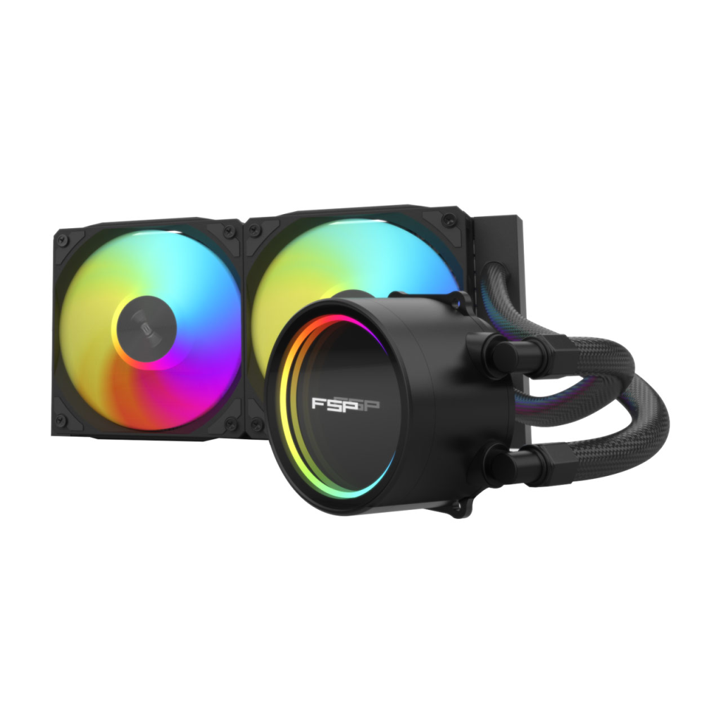 FSP AE24-B, 240mm, ARGB, 2 Fanlı, (LGA1851/1700/1200/AM4/AM5) Uyumlu, CPU Sıvı Soğutma (Siyah) - Fsp