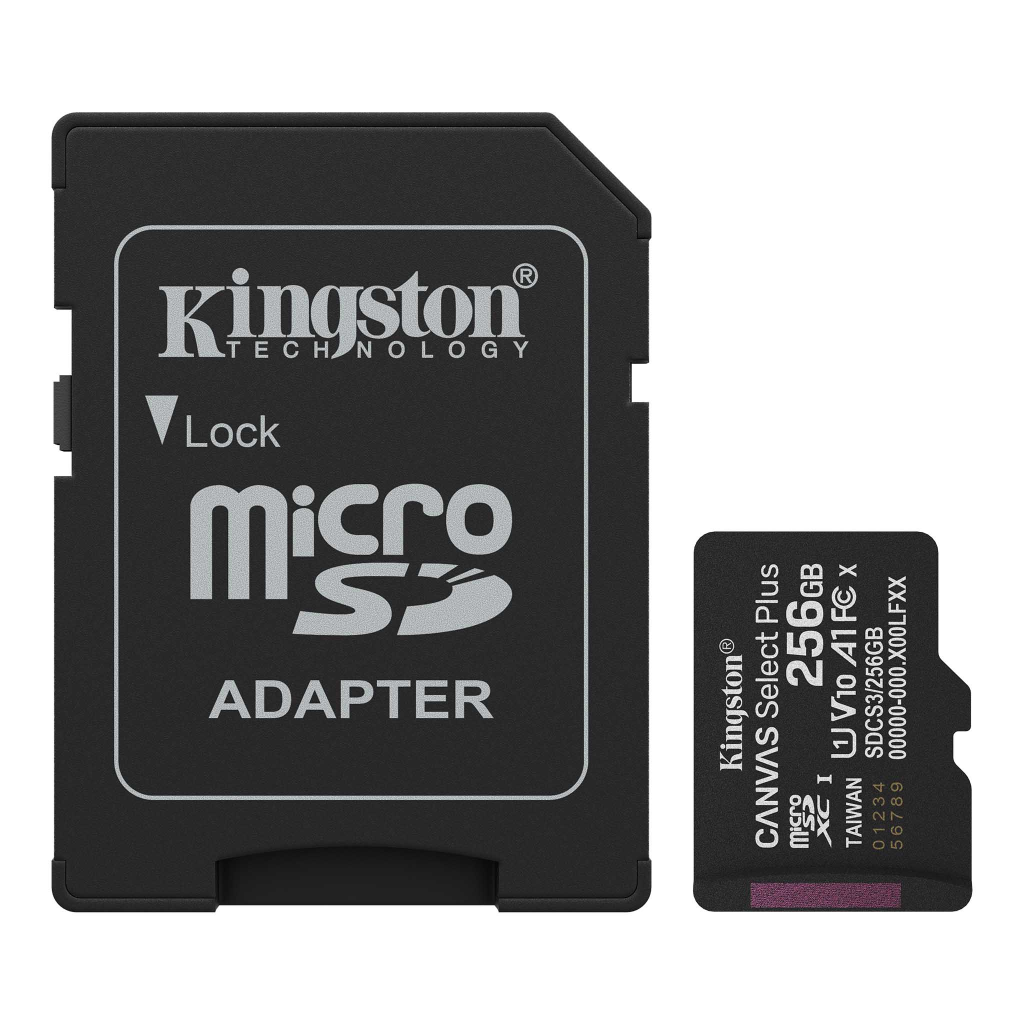 KINGSTON SDCS3/256GB Class10 256GB 150MB/s MicroSD Kart Bellek - KINGSTON - görsel 3