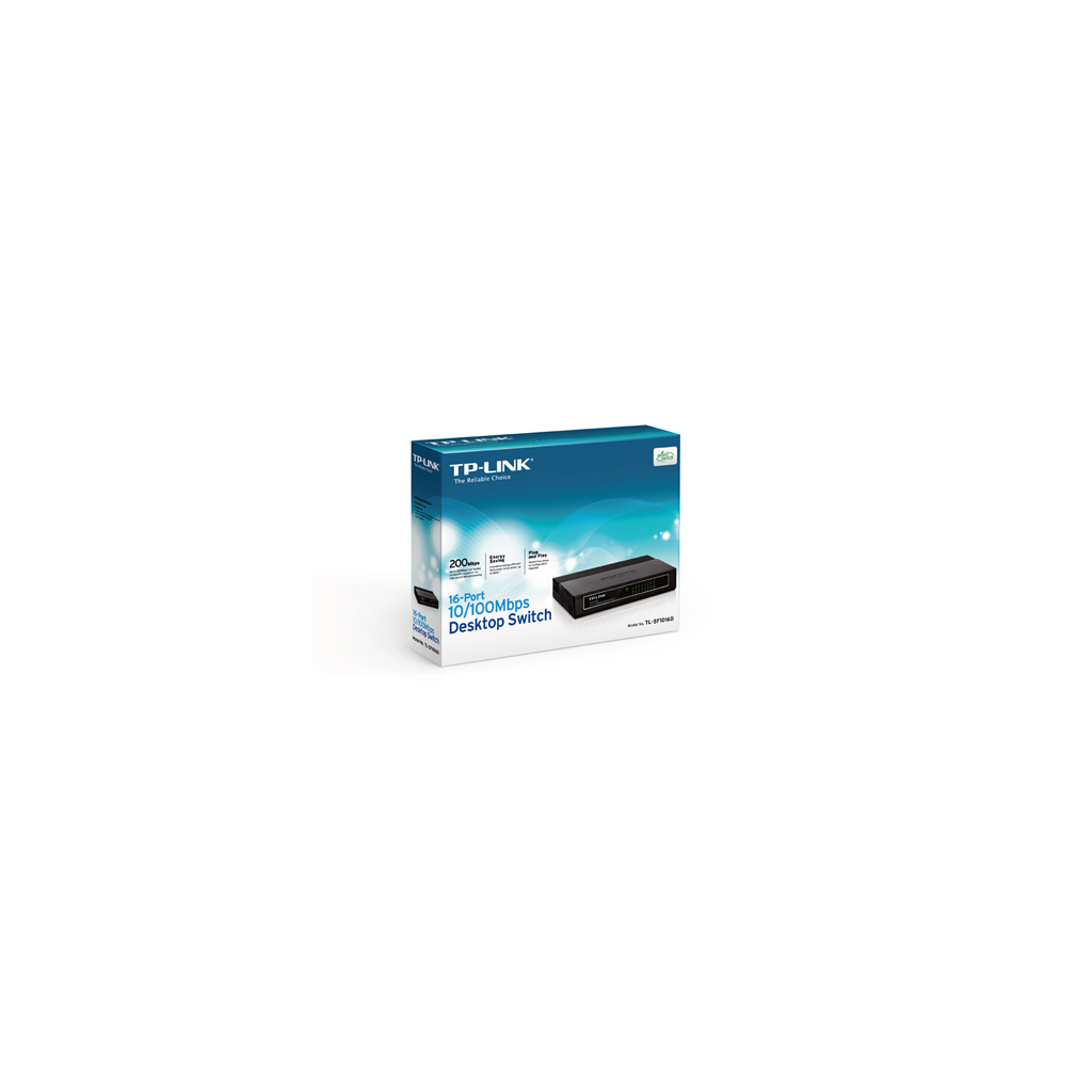 TP-LINK TL-SF1016D, 16 Port, MegaBit, Yönetilemez, Masaüstü Switch - Tp-Link - görsel 2