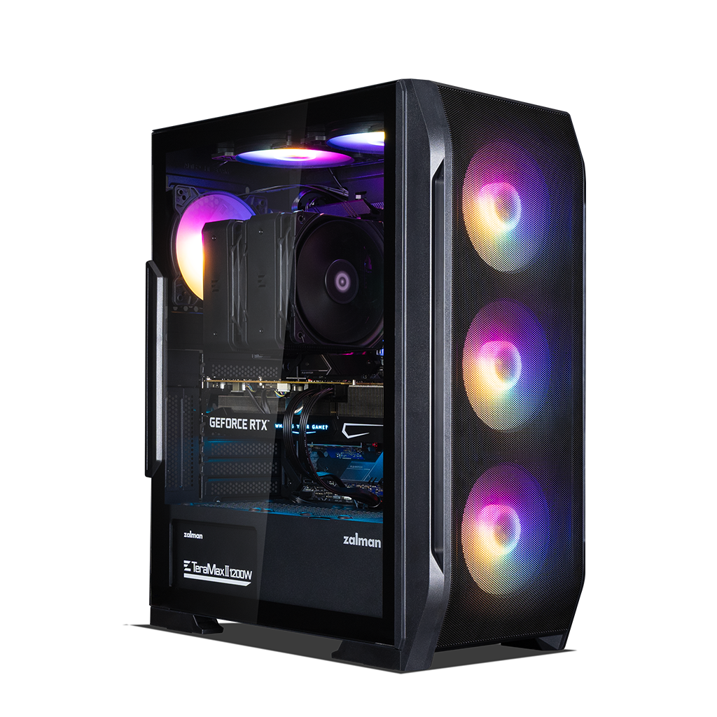 ZALMAN N7 Plus V2, 700W 80+, Mesh Panel, Tempered Glass, 6x120mm RGB Fan, ATX GAMING KASA - Zalman - görsel 5