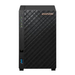 ASUSTOR AS1102TL 2 SLOT TOWER NAS REALTEK 1.7GHz QUAD 1GB DDR4 1GBE