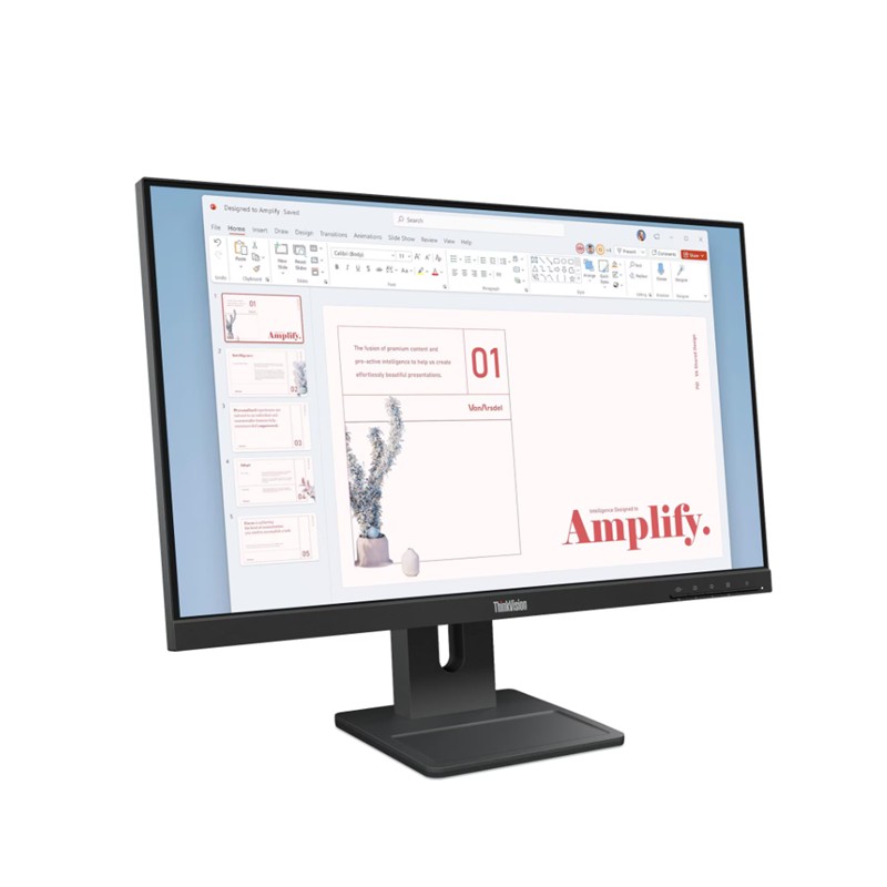 23.8 LENOVO E24-40 THINKVISION 64BAMAT1TK FHD 6MS 100HZ HDMI+DP+VGA WLED MONITOR - Lenovo