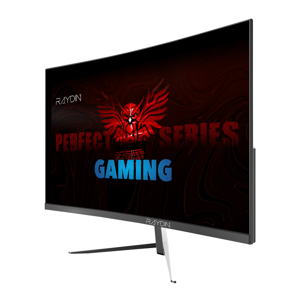 RAYDIN MM24RFA-200HZ, 23.6", 1ms, 200Hz, Full HD, 300 nits, HDMI, DP, Hoparlör, VA LED, R1650 Curved, Frameless, FreeSync Gaming Monitör - RAYDIN - görsel 3