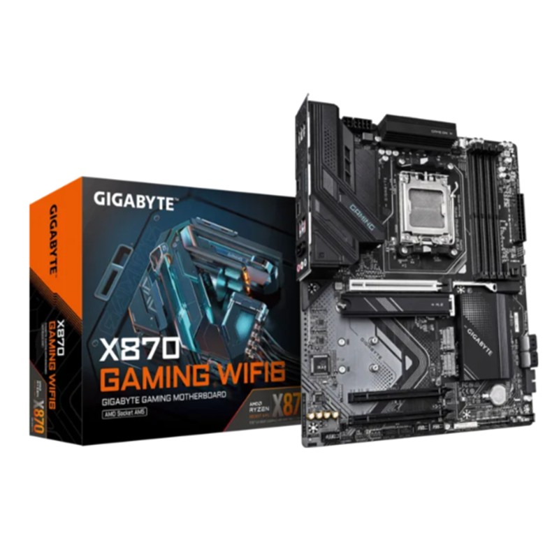 GIGABYTE X870 GAMING WIFI6 DDR5 8200MHZ 1XHDMI 1XM.2 2XUSB TYPE-C ATX AM5 (AMD AM5 9000/8000/7000 SERİLERİ İLE UYUMLU) - Gigabyte