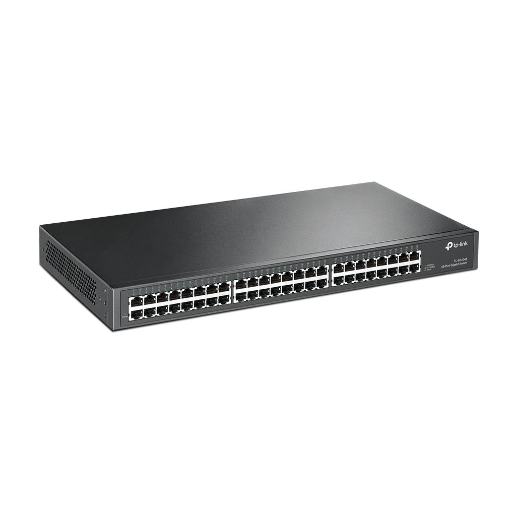 TP-LINK TL-SG1048, 48 Port, GigaBit, Yönetilemez, Metal Kasa, Rackmount Switch - Tp-Link - görsel 2