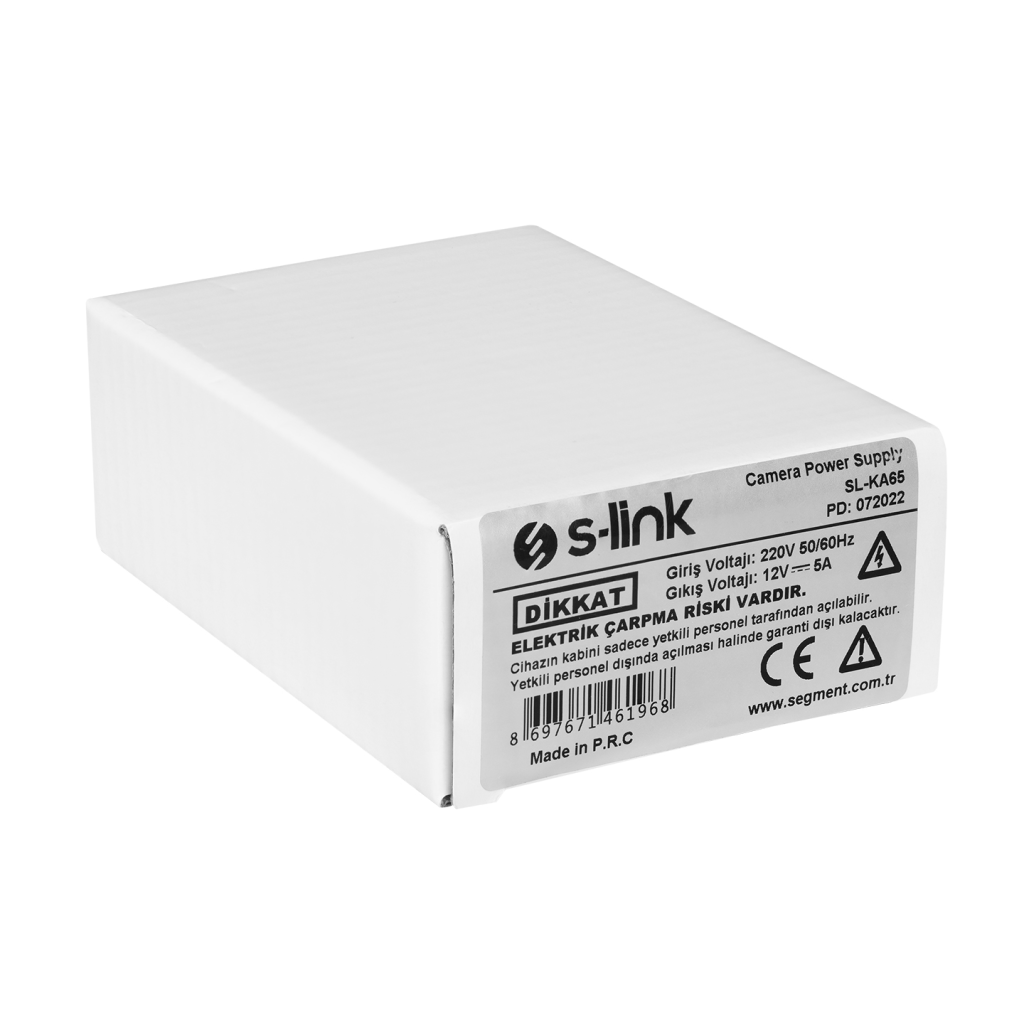 S-LINK SL-KA65 12V, 5A, Switch Mode, DC ADAPTÖR - S-Link - görsel 5