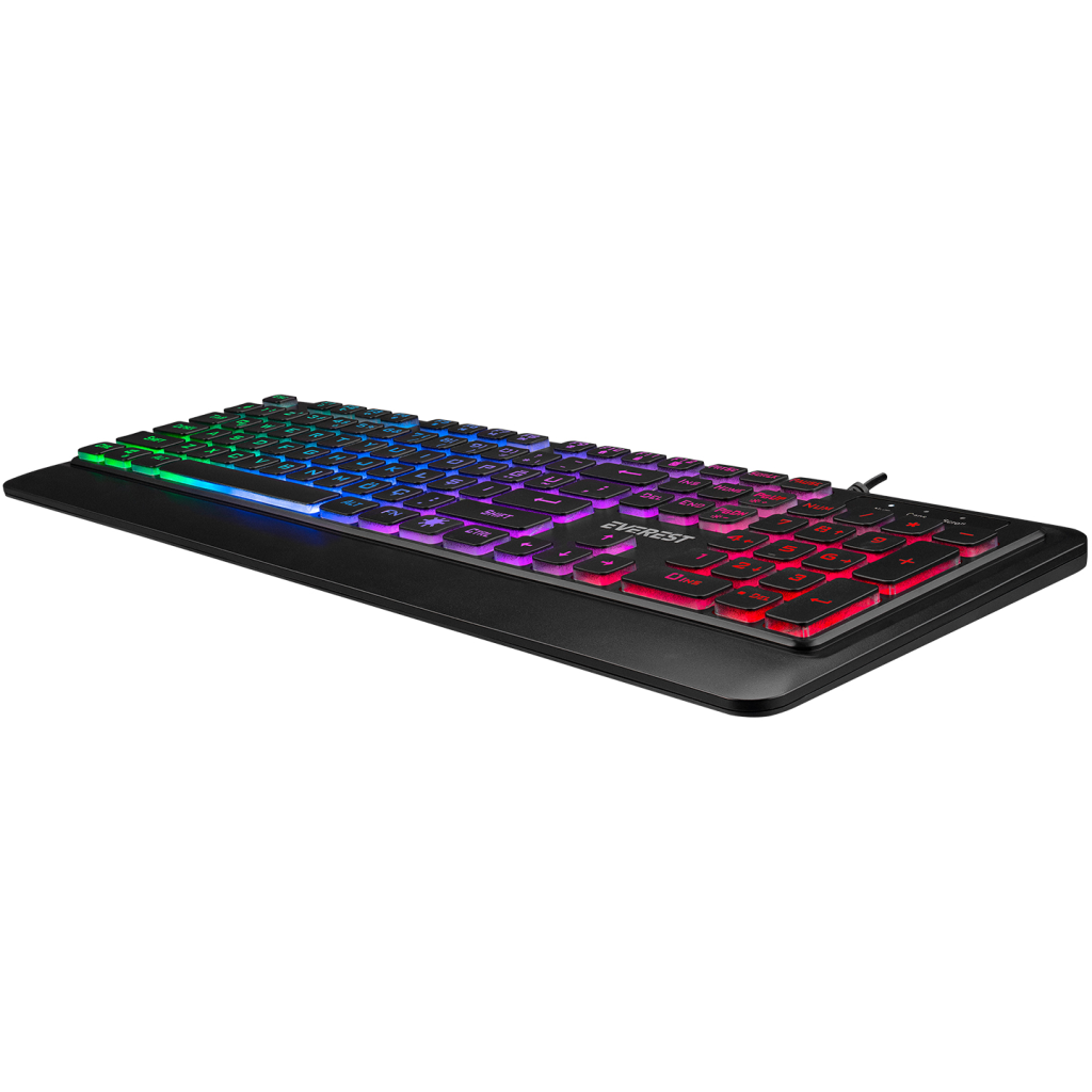 EVEREST KM-R59, FORZA, USB Kablolu, Türkçe Q, Rainbow Backlight, Memran Tuşlar, Gaming, Klavye Mouse Set - Everest - görsel 4