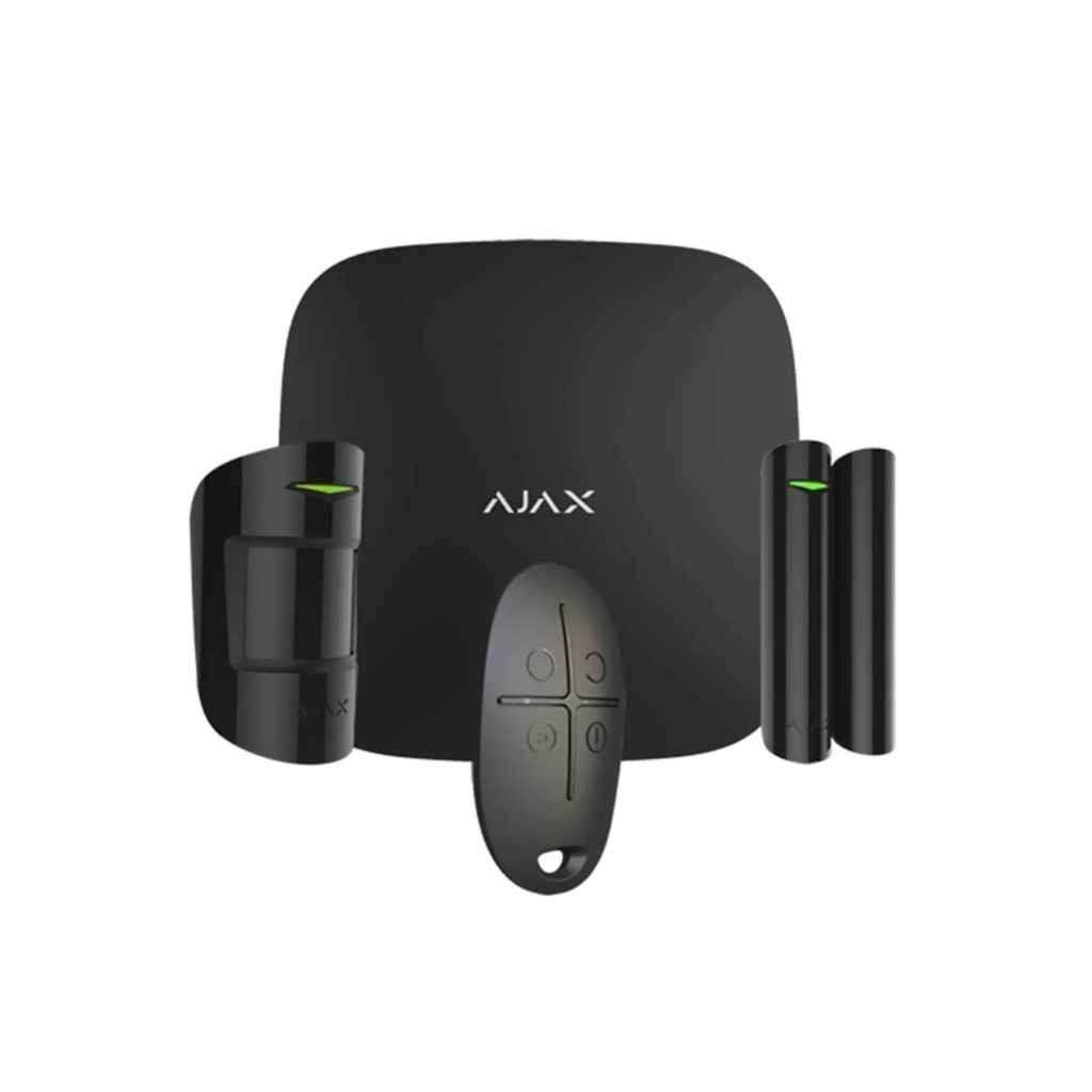 AJAX  StarterKit 4G, Kablosuz, Alarm Kiti, SİYAH - AJAX