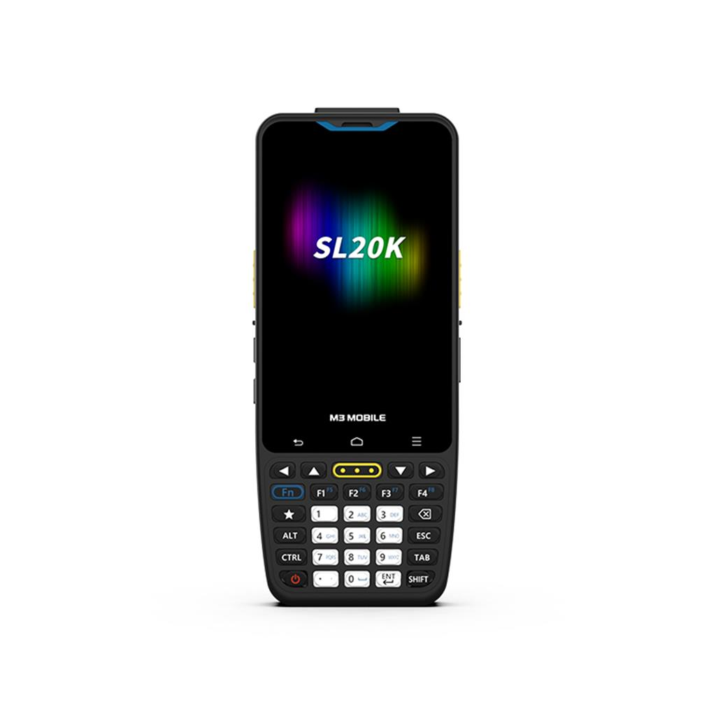 M3 Mobile SL20K, Android 13, WiFi, Bluetooth, 4" Dokunmatik ve Tuşlu Ekran, 4 GB RAM, 64 GB ROM, 2D Karekod, EL Terminali (Kılıf ve Ekran Koruyucu Dahil) - M3 Mobile