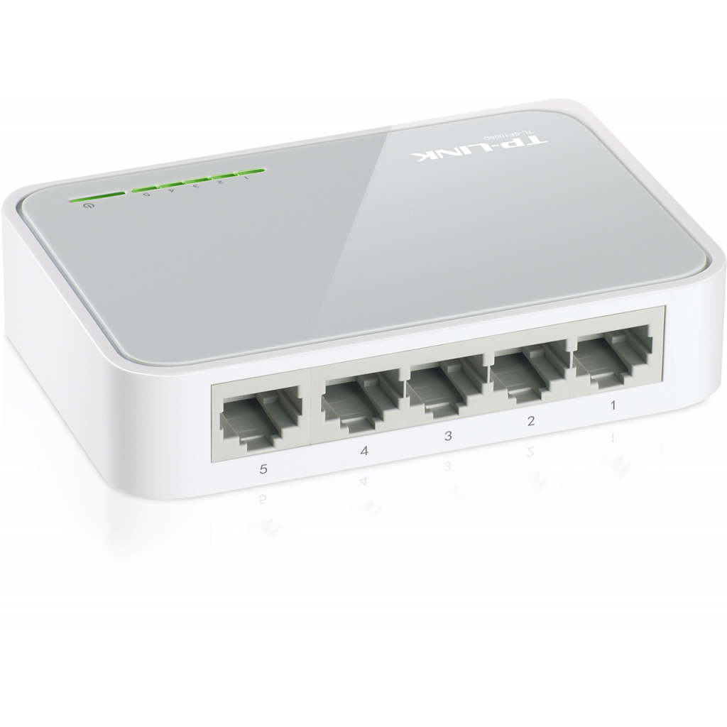 TP-LINK TL-SF1005D, 5 Port, MegaBit, Yönetilemez, Masaüstü Switch - Tp-Link - görsel 2