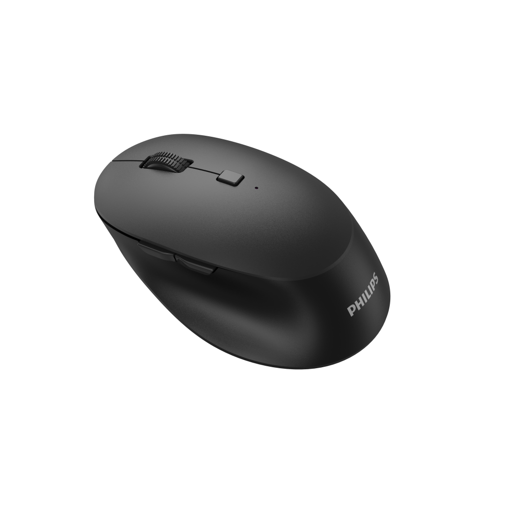 PHILIPS SPT6607B, Siyah, Türkçe Q, 2.4Ghz ve Bluetooth Kablosuz, Bilek Destekli, Multimedya Klavye Mouse Set - Philips - görsel 5