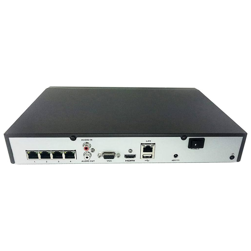 HILOOK NVR-104MH-C/4P, 4Kanal PoE, 8Mpix, H265+, 1 HDD Desteği, 1080P Kayıt, 80Mbps Bant Genişliği, 4K Motion Detection 2.0, NVR - Hilook - görsel 3