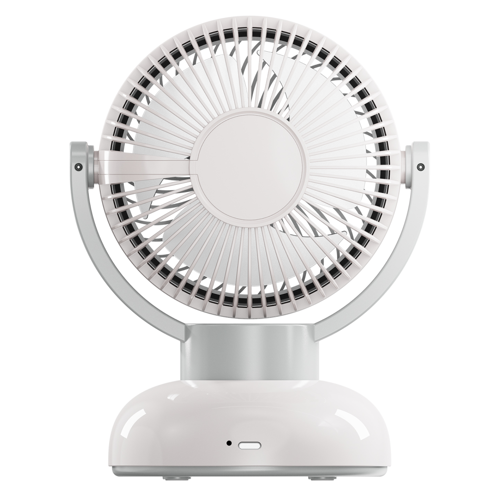 EVEREST EFN12, KREM, 3 Kademeli Hız, 4" Kanat, Masaüstü Kullanım, Taşınabilir, Dahili 1200mAh Bataryalı, USB Şarj Girişli, Vantilatör - Everest - görsel 5