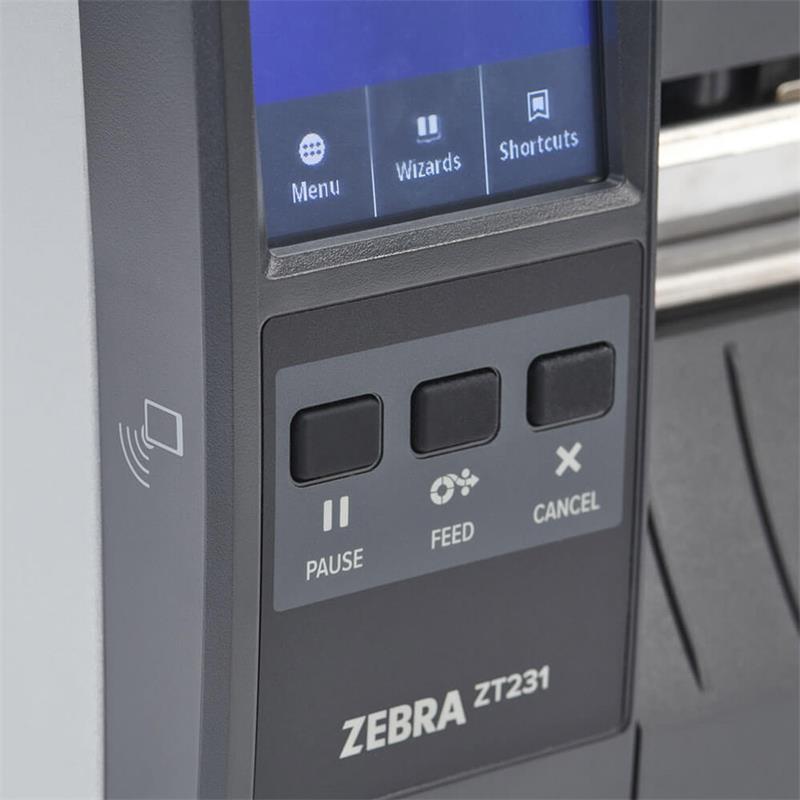ZEBRA ZT231 (ZT23142-T0E000FZ) 203DPI TERMAL TRANSFER USB+SERİ+ETHERNET METAL KASA END. BARKOD YAZICI (RİBONLU KULLANIM) - Zebra - görsel 3