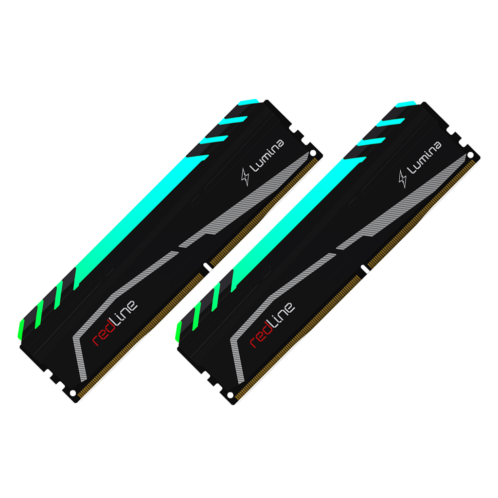 MUSHKIN redLine Lumina, MLA4C360JNNM8GX2, 2x8Gb Kit, 3600Mhz, DDR4, CL18, RGB, Desktop Gaming RAM (Soğutuculu) - Mushkin - görsel 3