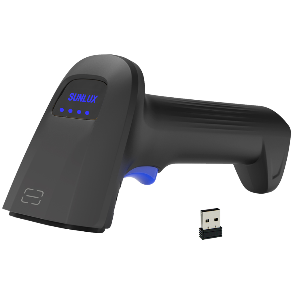 SUNLUX RW10, EL Tipi, Cmos, Kablosuz, Wi-Fi,  Bluetooth, USB Bağlantı (Dongle), 2D Karekod, Barkod Okuyucu - Sunlux - görsel 4
